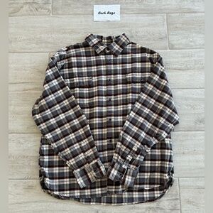 Jachs Flannel Men's Size XXL 100% Cotton Plaid Longsleeve Heavy Jacket / Shirt